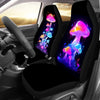 Car Front Seat Cover - Midnight Fungi