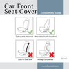 Car Seat Cover Set - Christmas Joy