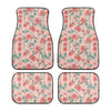 Car Floor Mat - Red and Pink