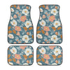 Car Floor Mat - Celadon Flourish