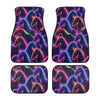 Car Floor Mat - Neon Horses