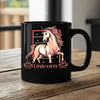 Mug (Black) - Unicorn