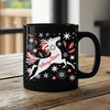 Mug (Black) - Winter Horse