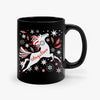 Mug (Black) - Winter Horse