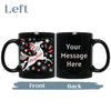 Mug (Black) - Winter Horse
