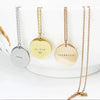 Necklace - Round Disc