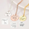 Necklace - Round Disc - Custom graphic