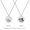 Necklace - Round Disc - Custom graphic