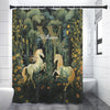Shower Curtain - Golden Horses