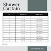 Shower Curtain - Gray and Cream