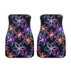 Car Floor Mat - Neon Blossom