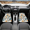 Car Floor Mat - Blue and Orange