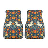 Car Floor Mat - White Nouveau