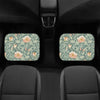Car Floor Mat - Floral Green
