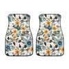 Car Floor Mat - Blue and Orange