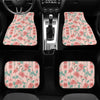 Car Floor Mat - Red and Pink