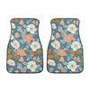 Car Floor Mat - Celadon Flourish